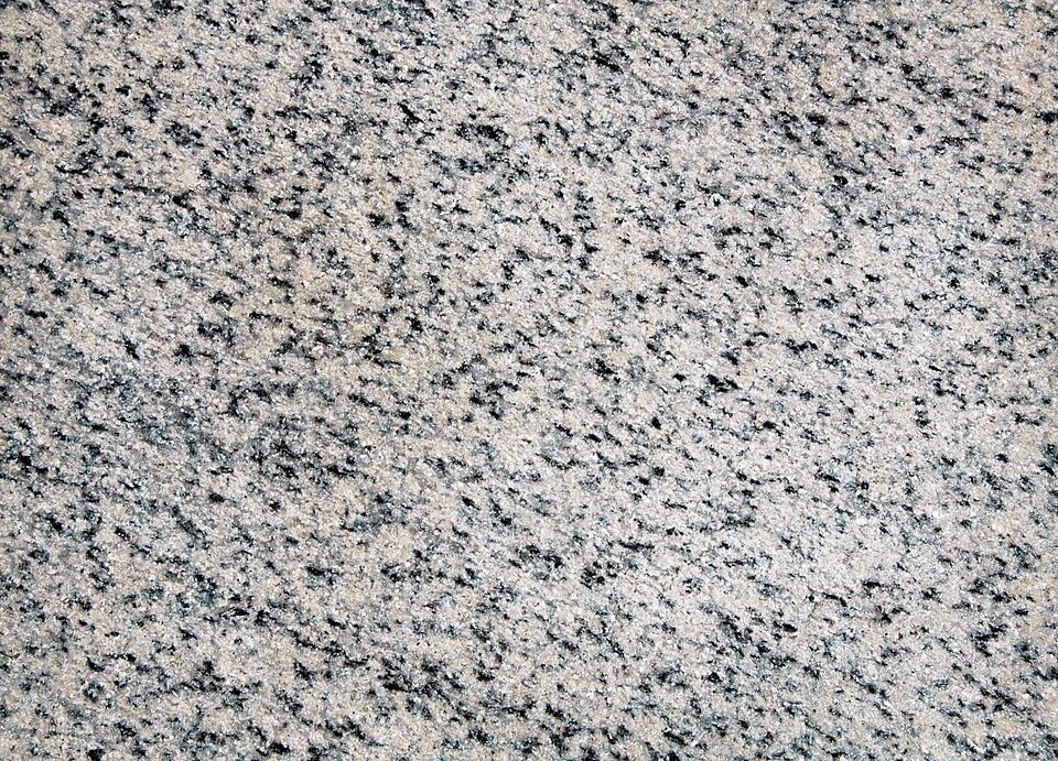 S White granite slab
